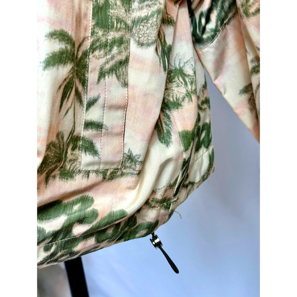 Maje Palm Tree Print Jacket with hood Size 40 (L) - Picture 13 of 16